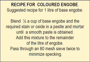 Engobe Recipe